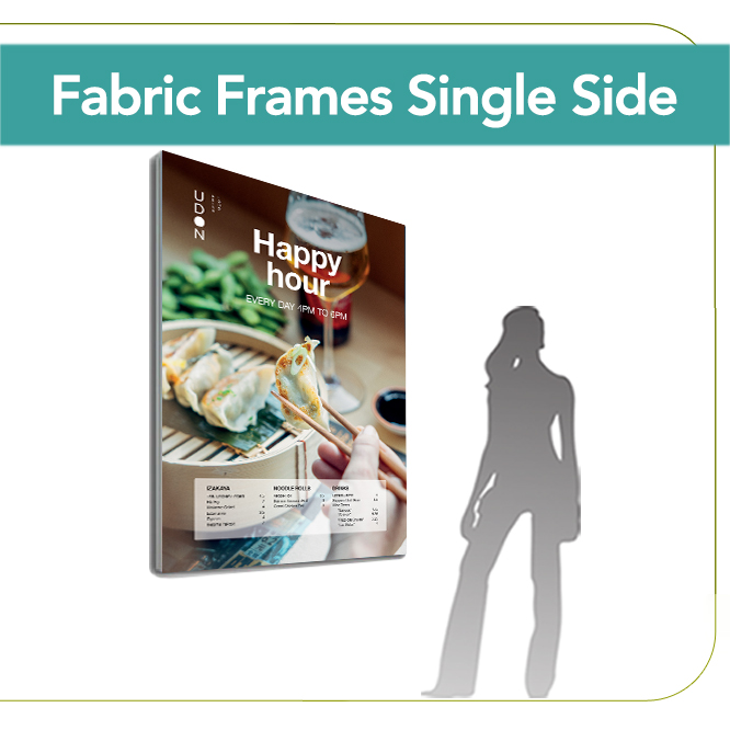 Fabric Frames Single Side