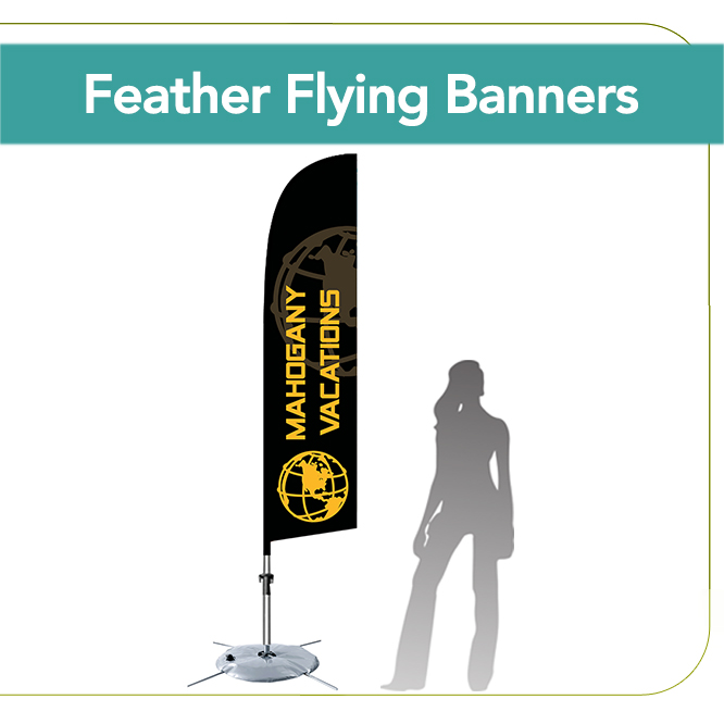 Feather Flying Banners