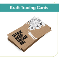 Brown Kraft Trading Cards