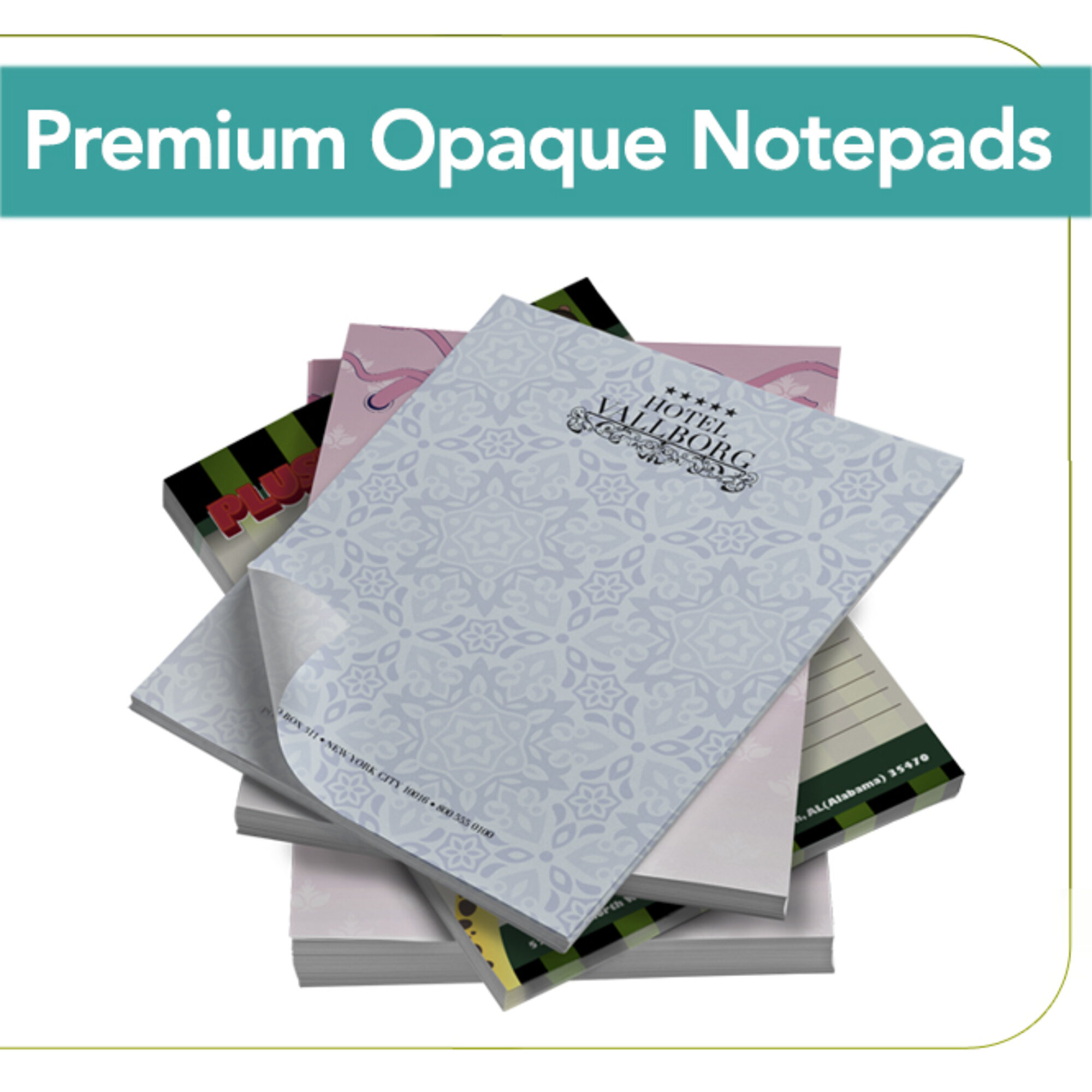 Premium Opaque Notepads 70LB