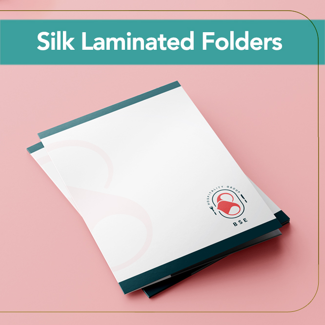 Silk Laminated Presentation Folders